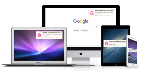notificaciones push sitios moviles